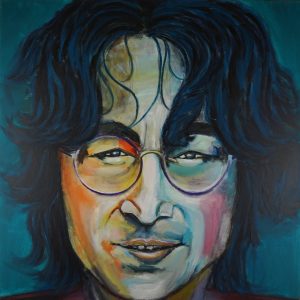 Gemälde, Portrait, Expressionismus, Acryl auf Leinwand, 2015, 90 x 90 cm, Moderne Kunst online kaufen